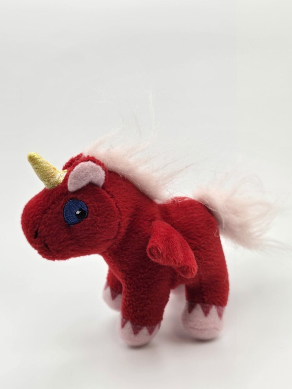 McDonald's Neopets Red Uni Unicorn Mini Plush Toy Happy Meal